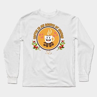 Coffee is my source of Energy Long Sleeve T-Shirt